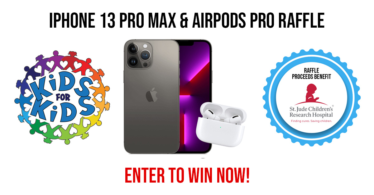 iPhone 13 Pro Max & AirPods Pro - Kids for Kids Foundation